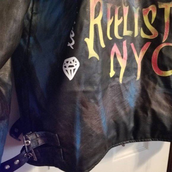 Real Sweet Reelistik mens flame skull  jacket - Picture 7 of 8